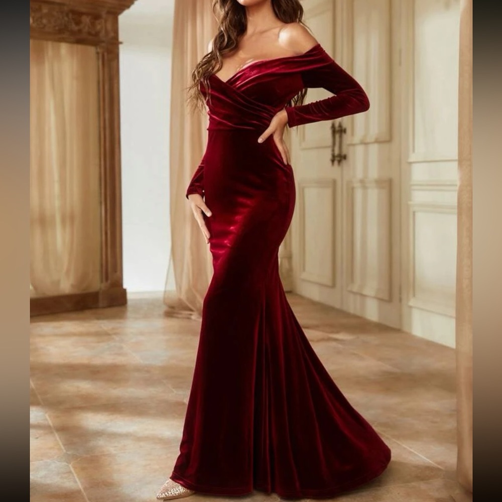 Luxe  party formal evening gown dress - Picture 3 of 8